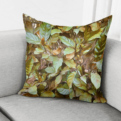 Image of Garden Leaves Pillow Cover