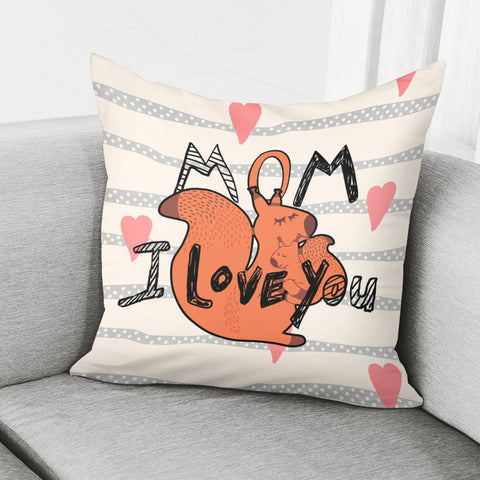 Image of Animal Mother Pillow Cover