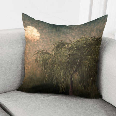 Image of Willow At Sunset Pillow Cover