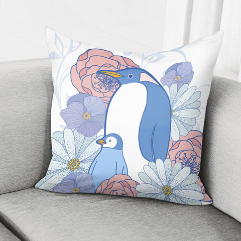 Image of Penguin Mother Pillow Cover