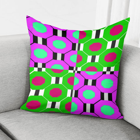 Image of Octagon-Purple Pillow Cover