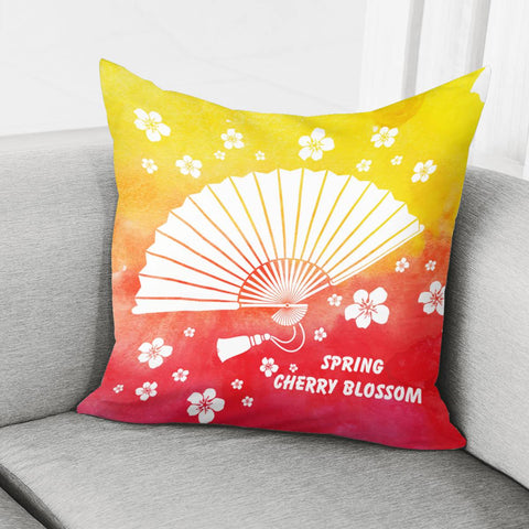 Image of Spring Cherry Blossoms Pillow Cover