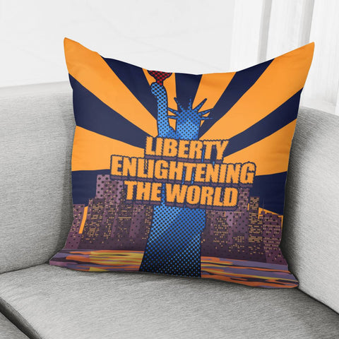 Image of Statue Of Liberty Pillow Cover