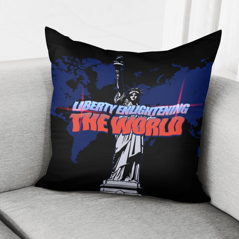 Image of Statue Of Liberty Pillow Cover