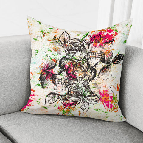 Image of Spring Color Smudge Pillow Cover