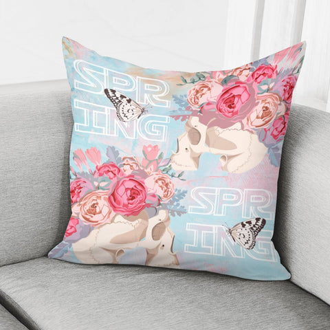 Image of Spring Color Smudge Pillow Cover