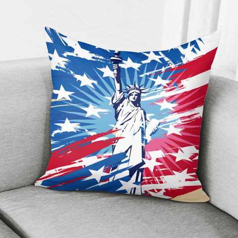 Image of Statue Of Liberty Pillow Cover