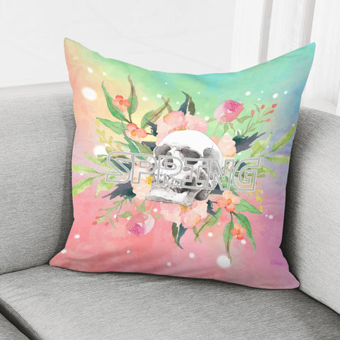 Image of Spring Color Smudge Pillow Cover