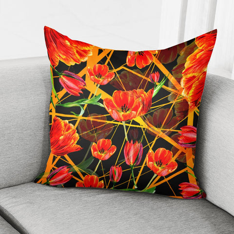 Image of Di00133 Flower Pillow Cover