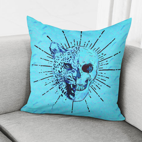 Image of Animals And Skull Pillow Cover