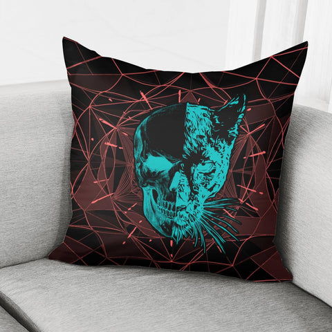 Image of Animals And Skull Pillow Cover