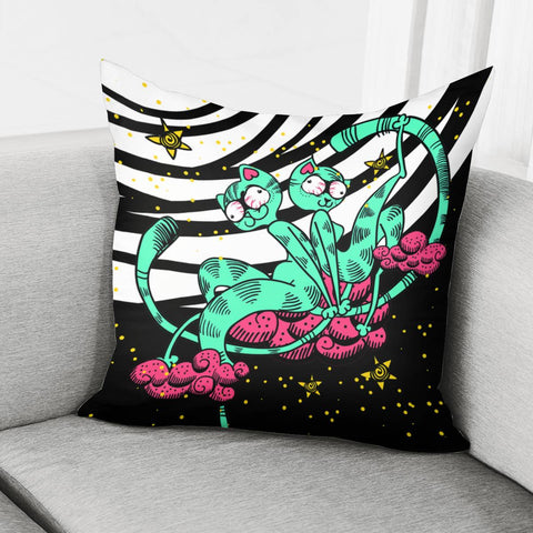 Image of Fun Cat Pillow Cover