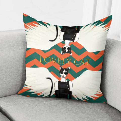 Image of Fun Cat Pillow Cover