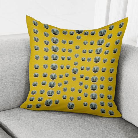 Image of Mistletoe In Wood Pillow Cover