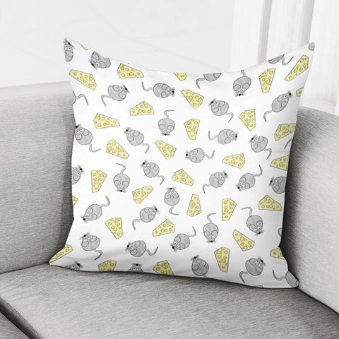 Image of Mice Love Cheese Pillow Cover