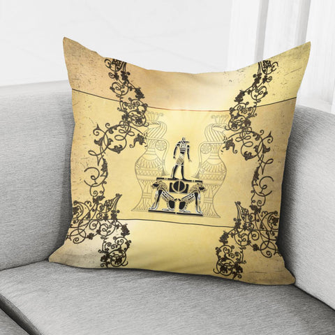 Image of Anubis The Egyptian God Pillow Cover