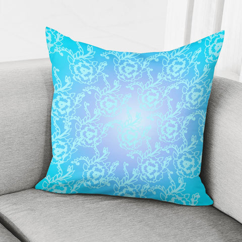 Image of Blue Pillow Cover