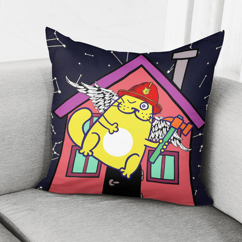 Image of Fun Cat Pillow Cover