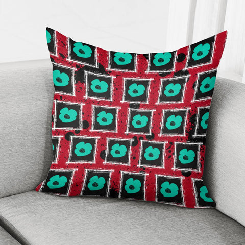 Image of Watercolor Poppies Pillow Cover