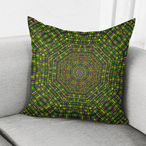 Image of Peace Flower Planet And Calm Fire Pillow Cover