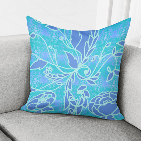 Image of Blue Pillow Cover