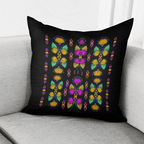 Image of Roses As Lotus Flowers Decorative Pillow Cover