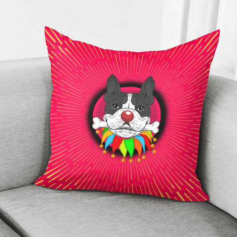 Image of Clown And Animal Pillow Cover