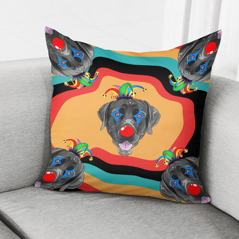 Image of Clown And Animal Pillow Cover