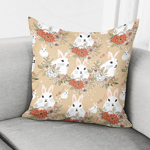 Image of Di00153 Rabbit Pillow Cover