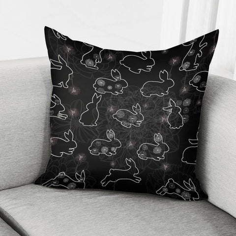 Image of Di00155 Rabbit Pillow Cover