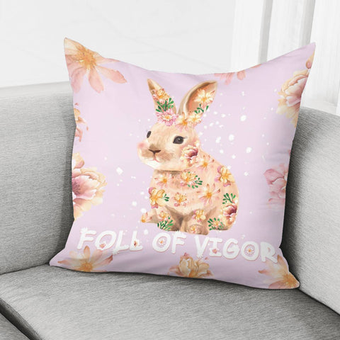 Image of Di00156 Rabbit Pillow Cover