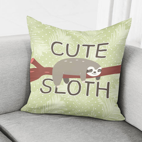 Image of Sloth Pillow Cover