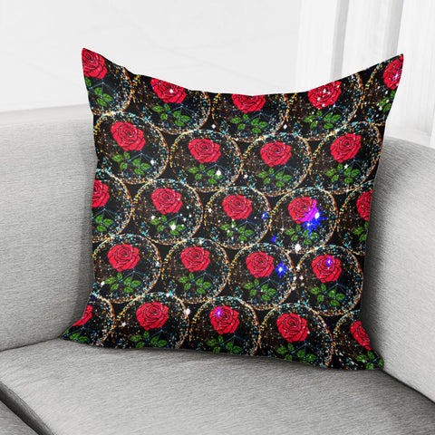 Image of Di00158 Rose Pillow Cover