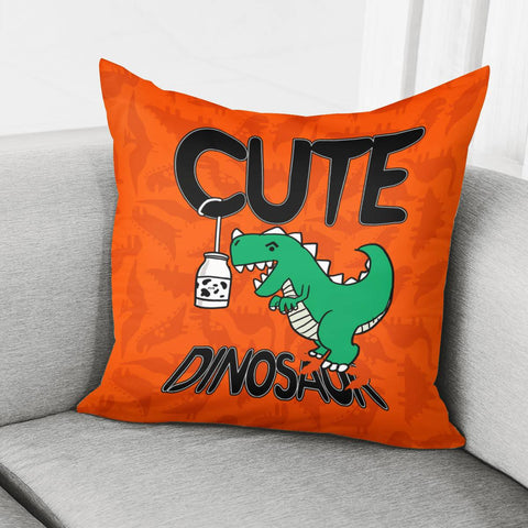 Image of Cartoon Dinosa Pillow Cover