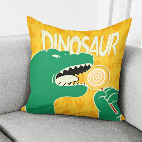 Image of Cartoon Dinosa Pillow Cover