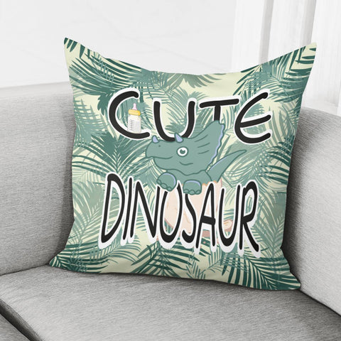 Image of Cartoon Dinosa Pillow Cover