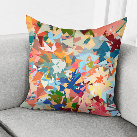 Image of World Of Triangles Pillow Cover