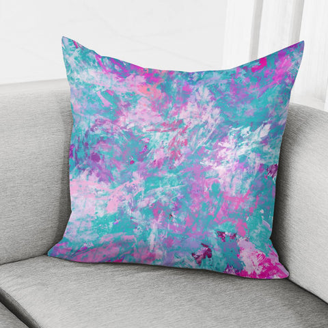 Image of Blue And Pink Pillow Cover