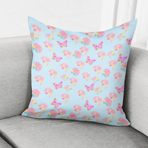 Image of Blue Pillow Cover