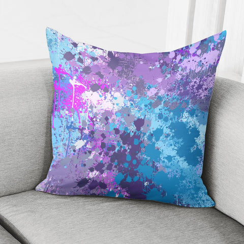 Image of Blue Blots Pillow Cover