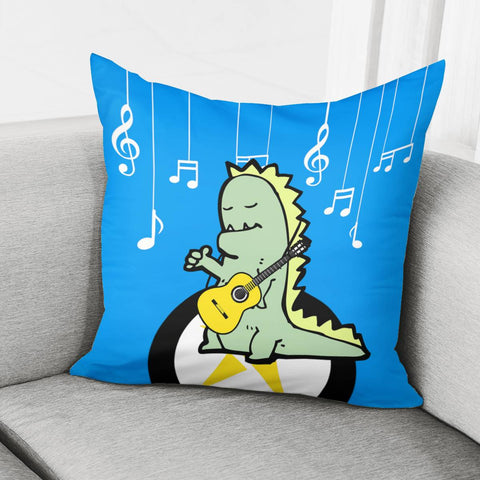 Image of Cartoon Dinosa Pillow Cover