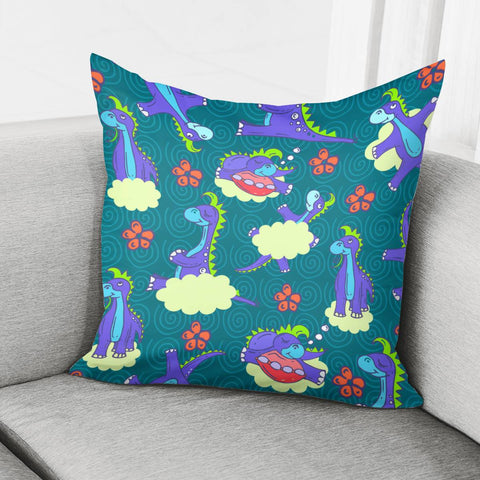 Image of Cartoon Dinosa Pillow Cover