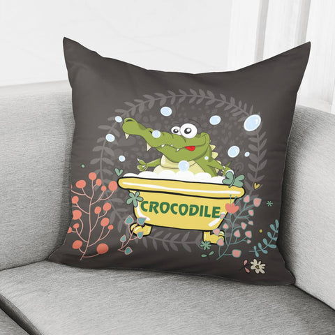 Image of Crocodile Pillow Cover