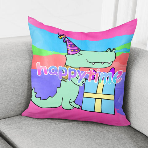 Image of Fun Crocodile Pillow Cover