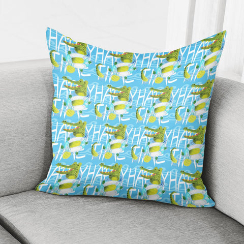 Image of Fun Crocodile Pillow Cover