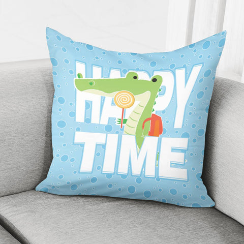 Image of Fun Crocodile Pillow Cover