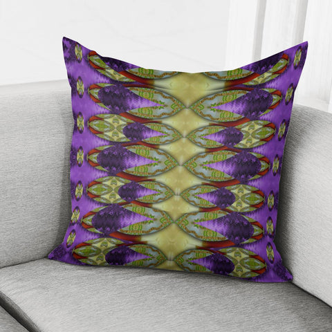 Image of Divine Flowers Striving To Reach Universe Pillow Cover