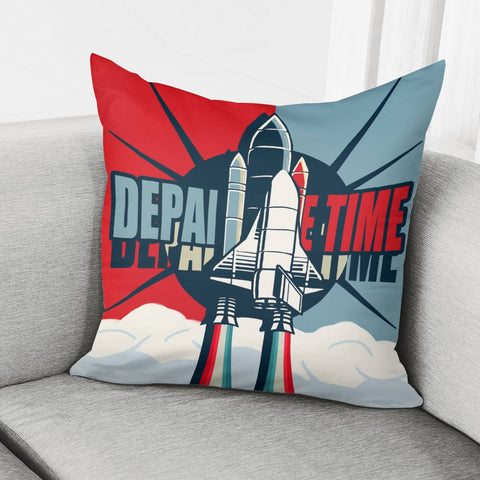 Image of Dk 022 105 Rocket Pillow Cover