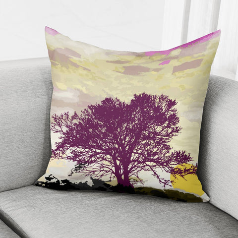 Image of Lonely Tree Pillow Cover