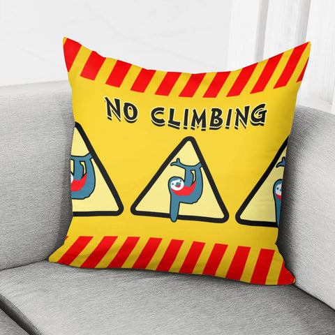 Image of Animal Safety Sign Pillow Cover